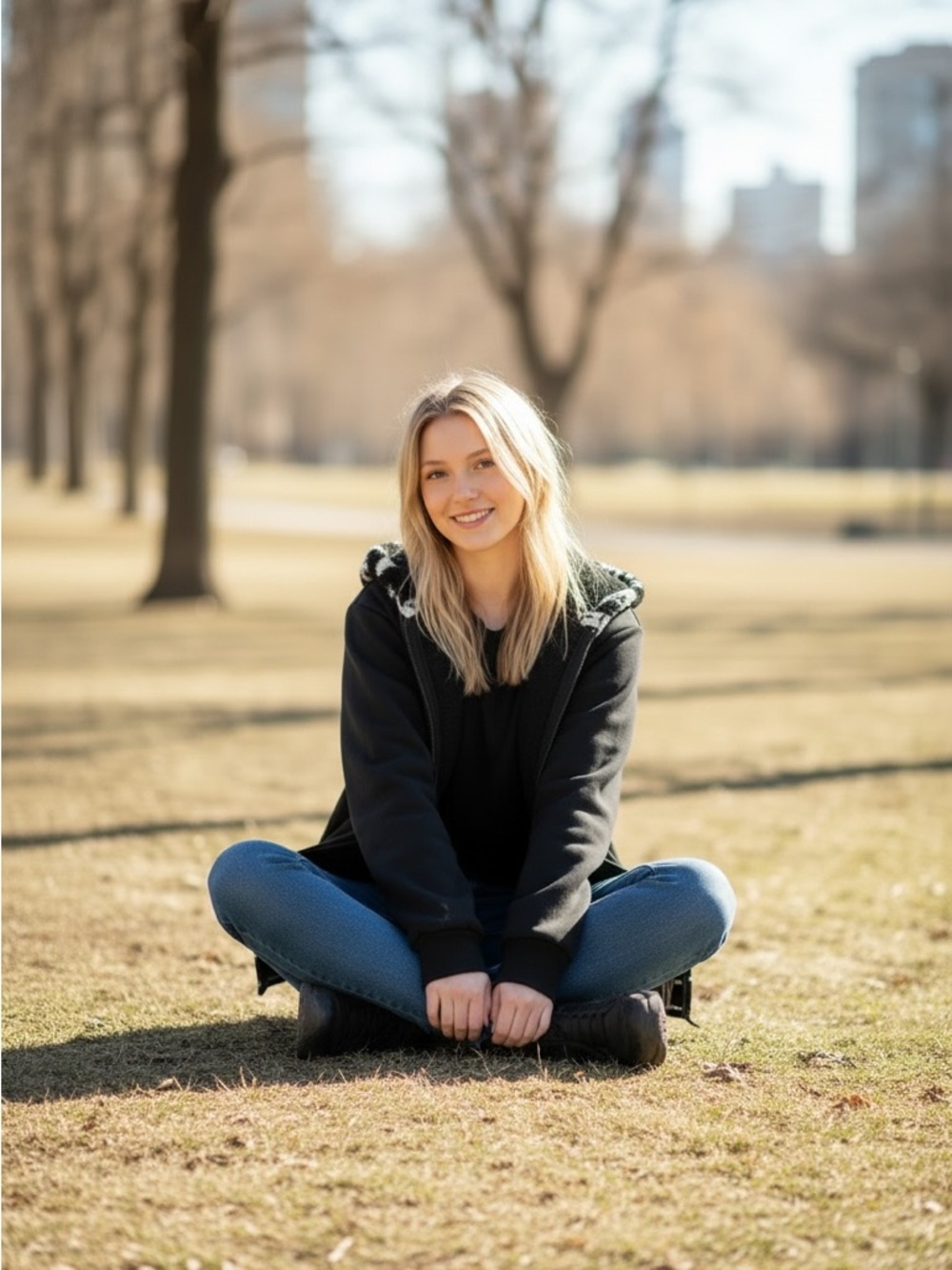 Victoria’s Secret PINK Sherpa Lined Zip Jacket Size Large Black - Picture 3 of 6